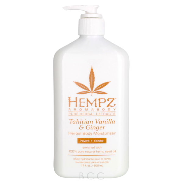 TAHITIAN VANILLA & GINGER MOISTURIZERTAHITIAN VANILLA & GINGER MOISTURIZER Увлажняющее молочко для тела HEMPZ с таитянской ванилью и имбирем Hempz